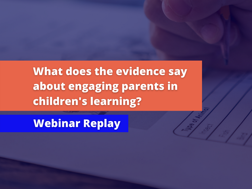 Web Webinar Tiles engaging parents