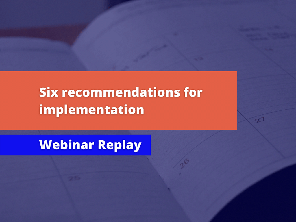 Implementation webinar tile
