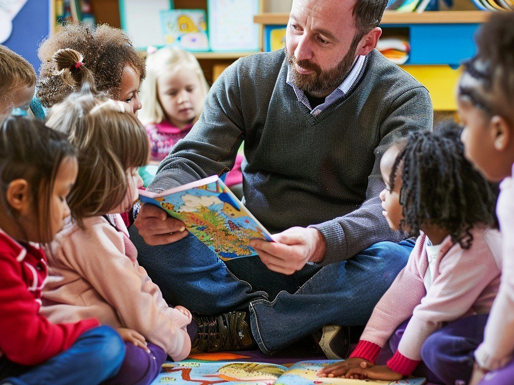 Stock Cake Storytime with Kids 1730883515