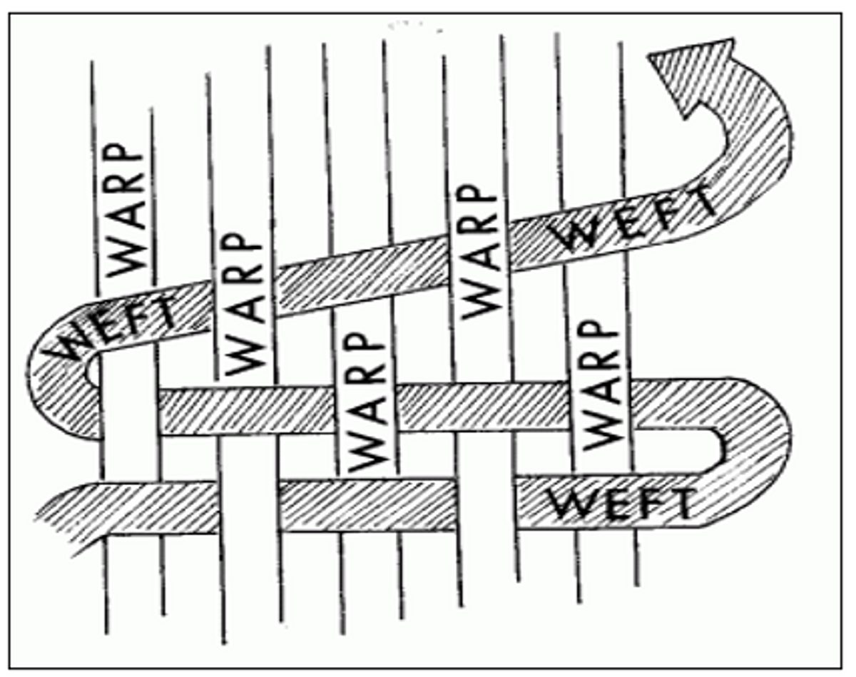 Warp And Weft Diagram