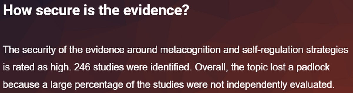 Meta evidence