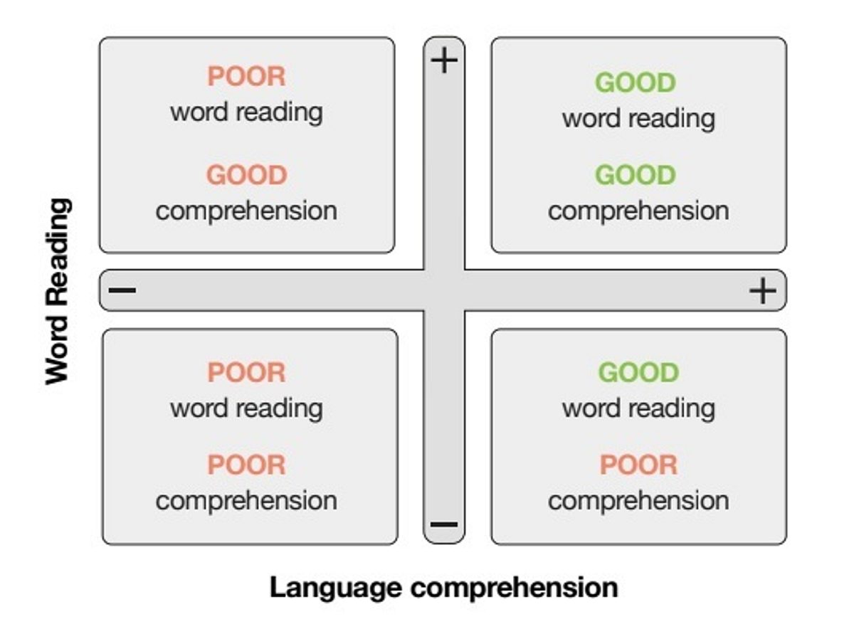 Simple view of reading model