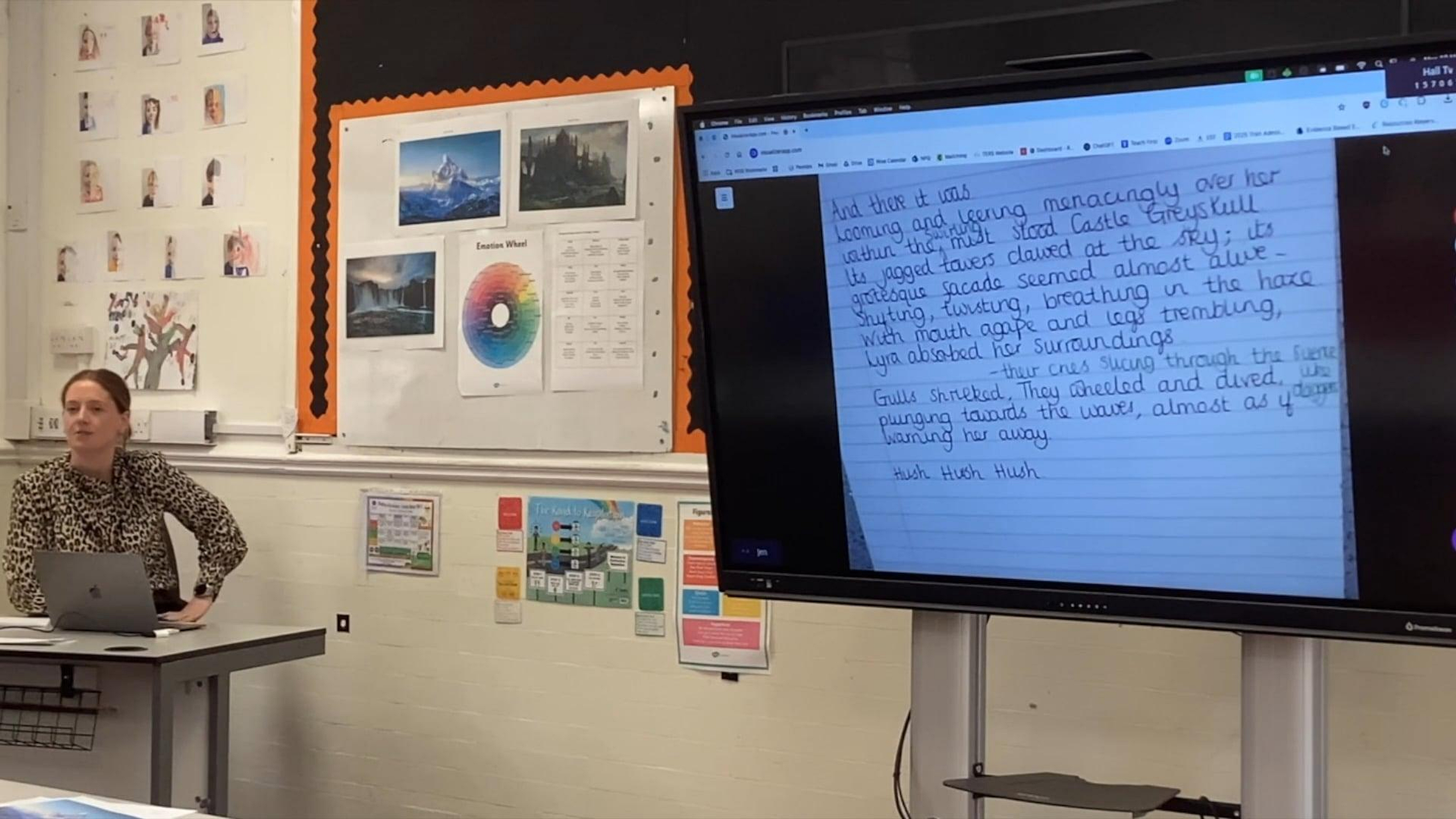 Modelled writing in KS2 Teacher modelling