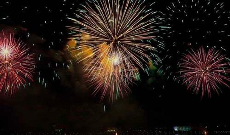 New Year fireworks