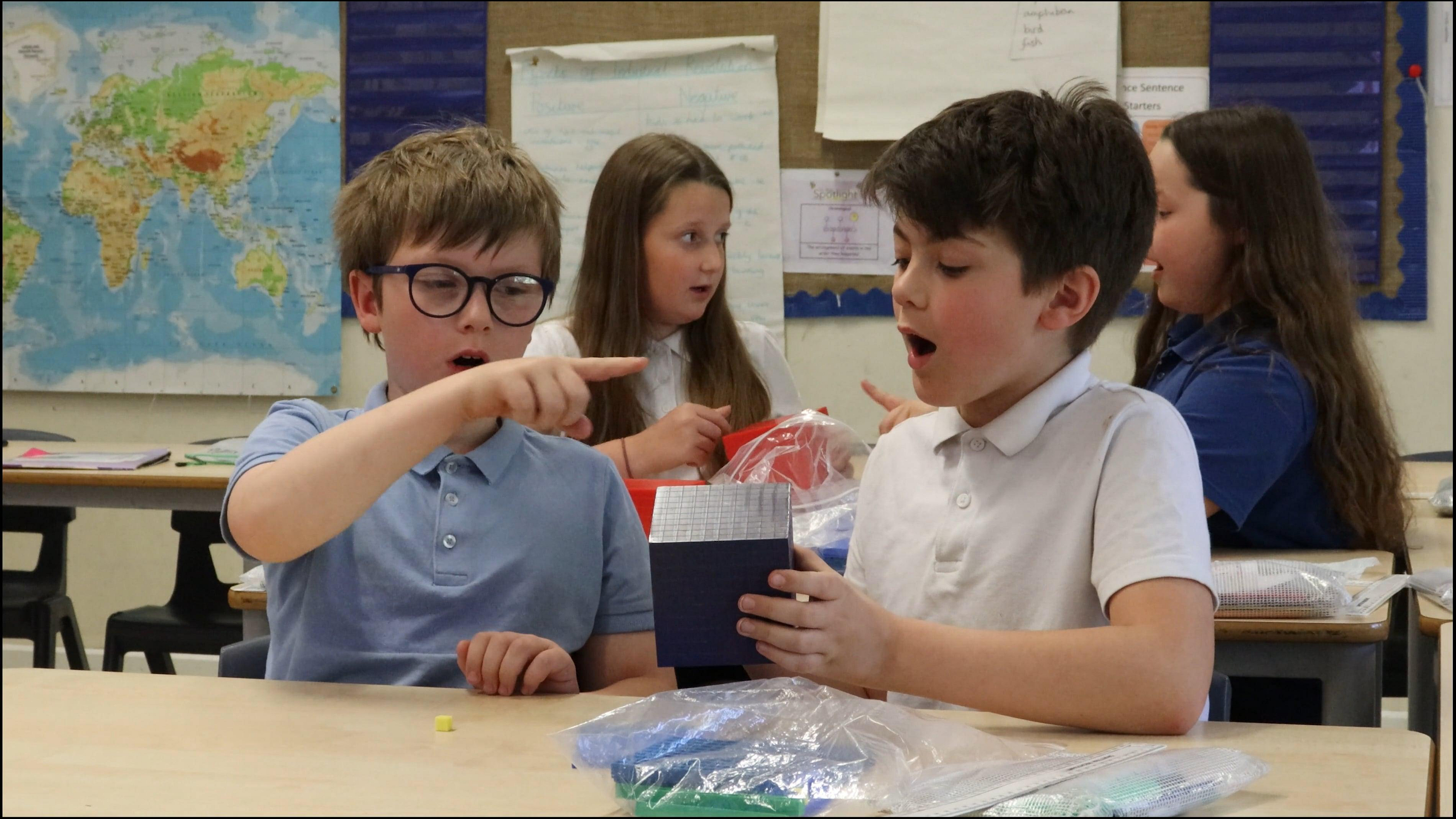 Careful consideration of manipulatives and representations