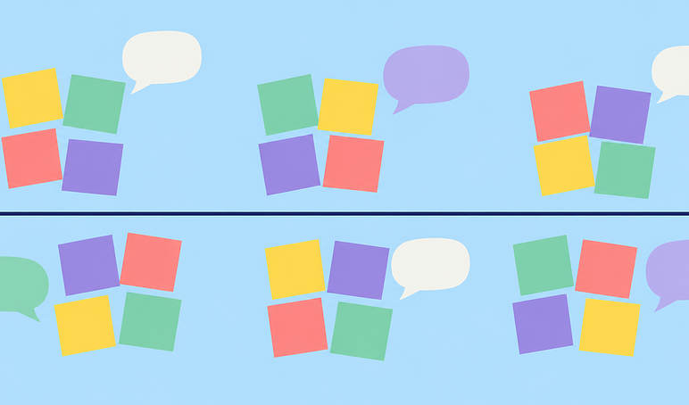 Ideas in dialogue across a judgment line
