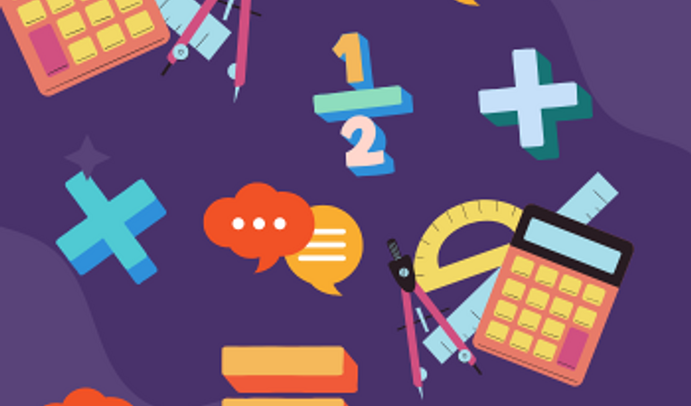 Purple and Pink Illustrative Math Schoology Profile Picture