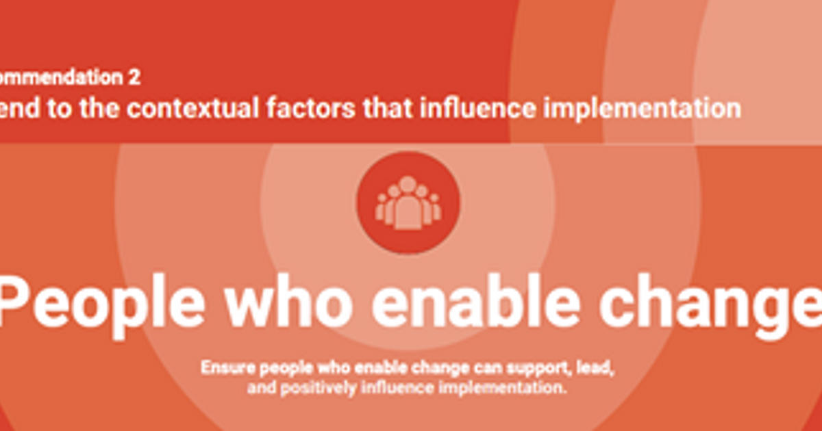 Effective implementation: The people… | St. Matthew's Research School