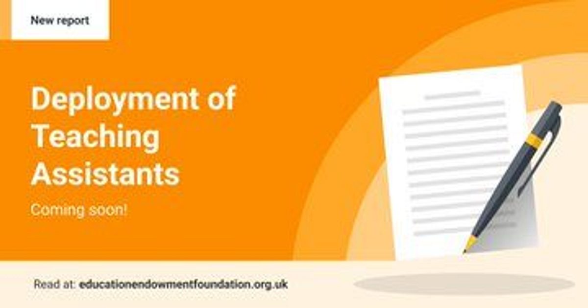 COU304 Deployment of Teaching Assistants… | Huntington Research School
