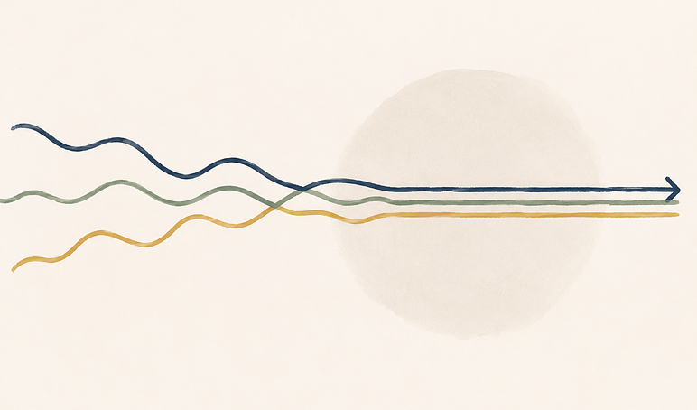 Threads converging
