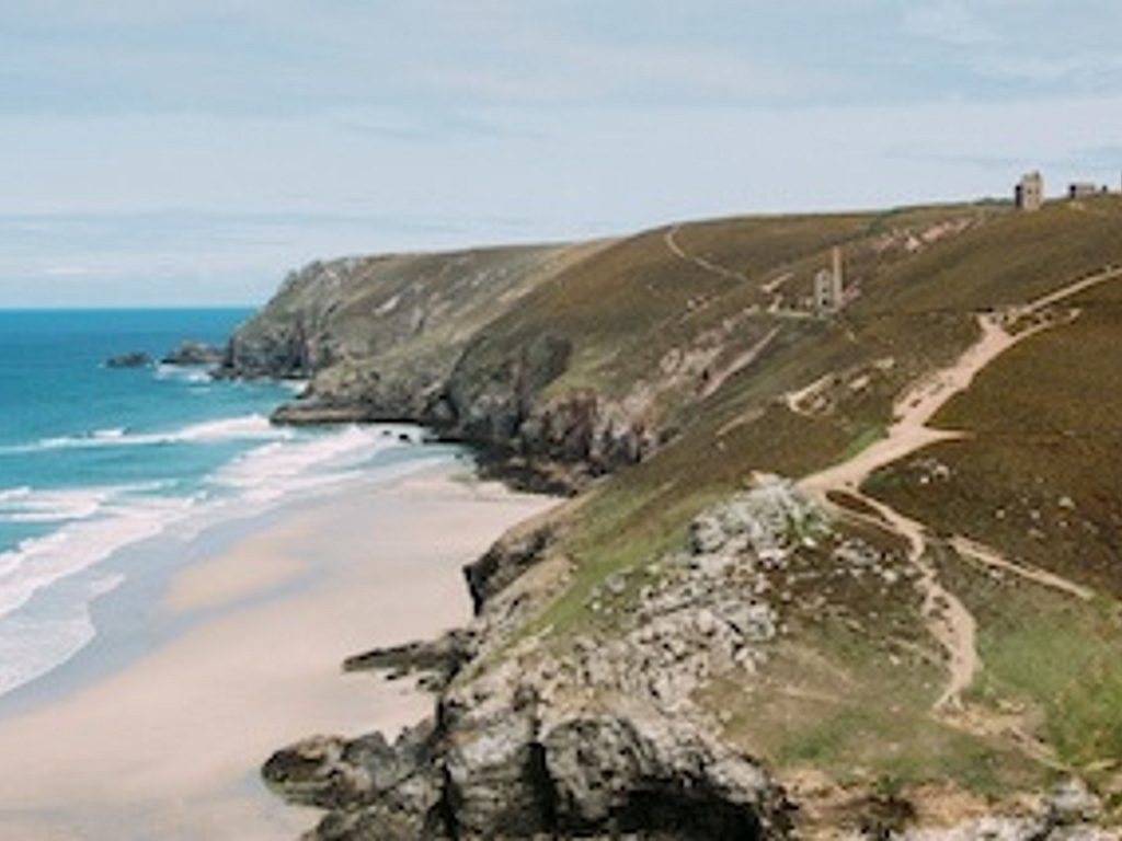Beautiful shot st agnes heritage coast uk