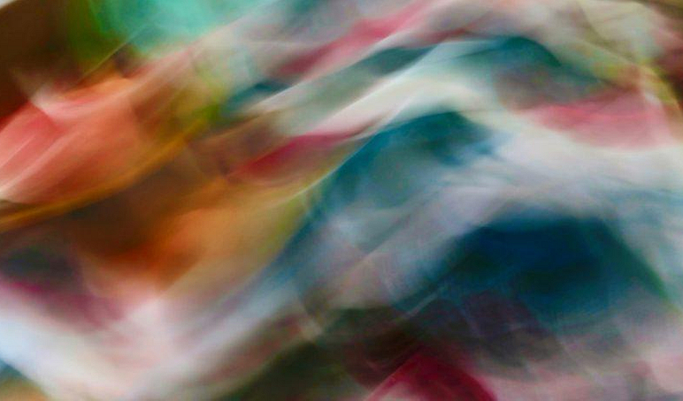 Blurry image with various colours