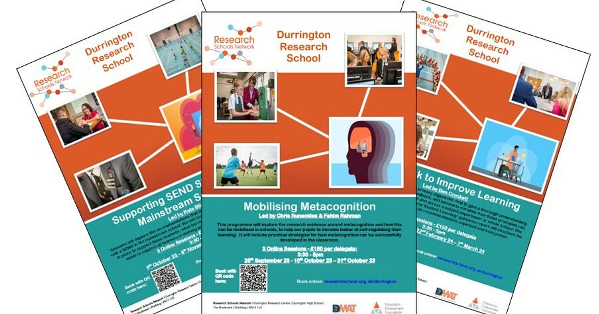 Durrington Professional Development… Durrington Research School