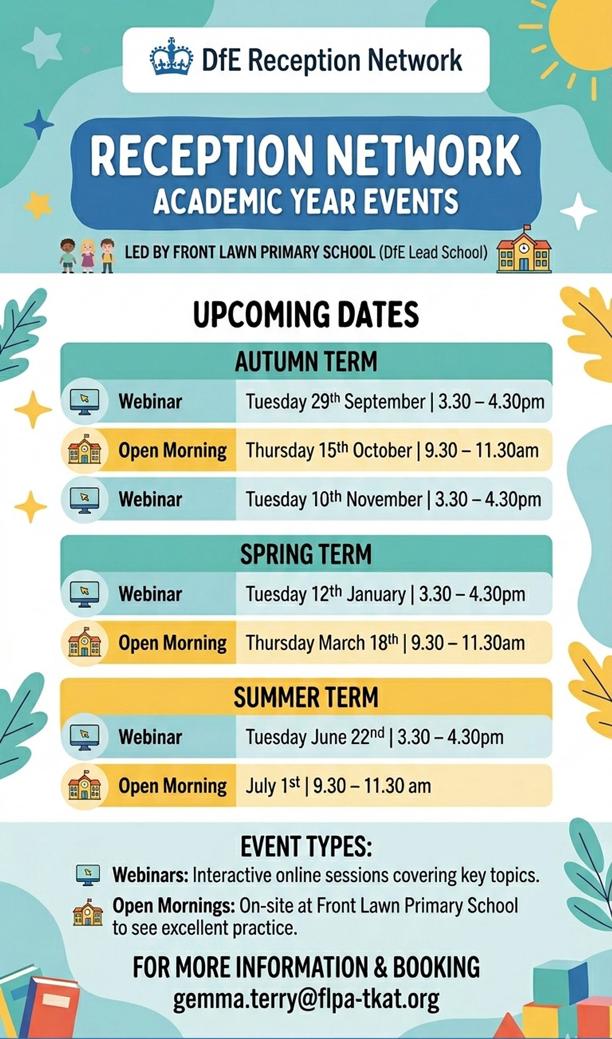 EYFS events 2026