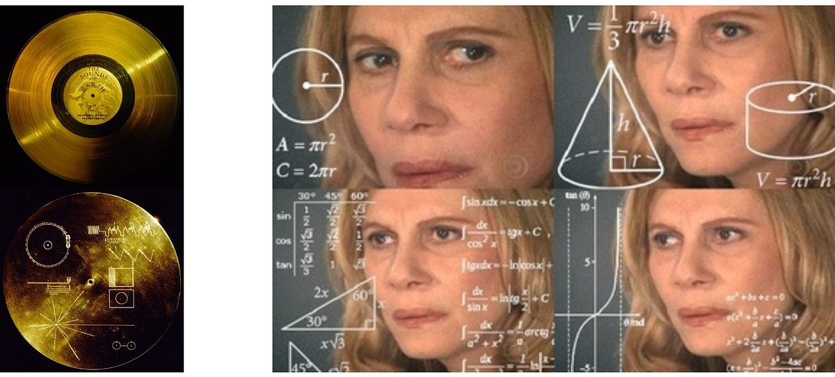 Golden record Maths meme