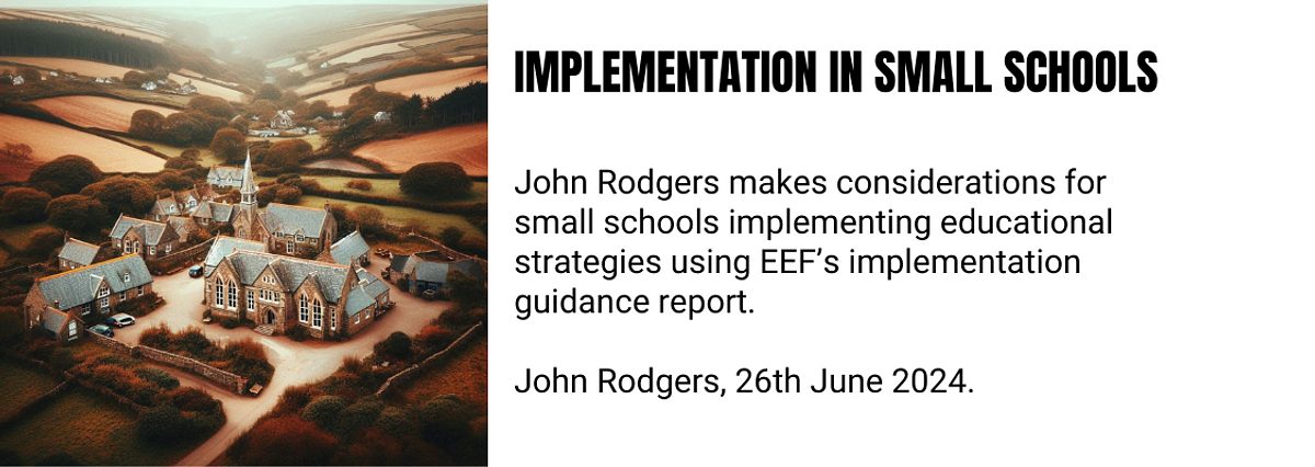 Implementation in small schls