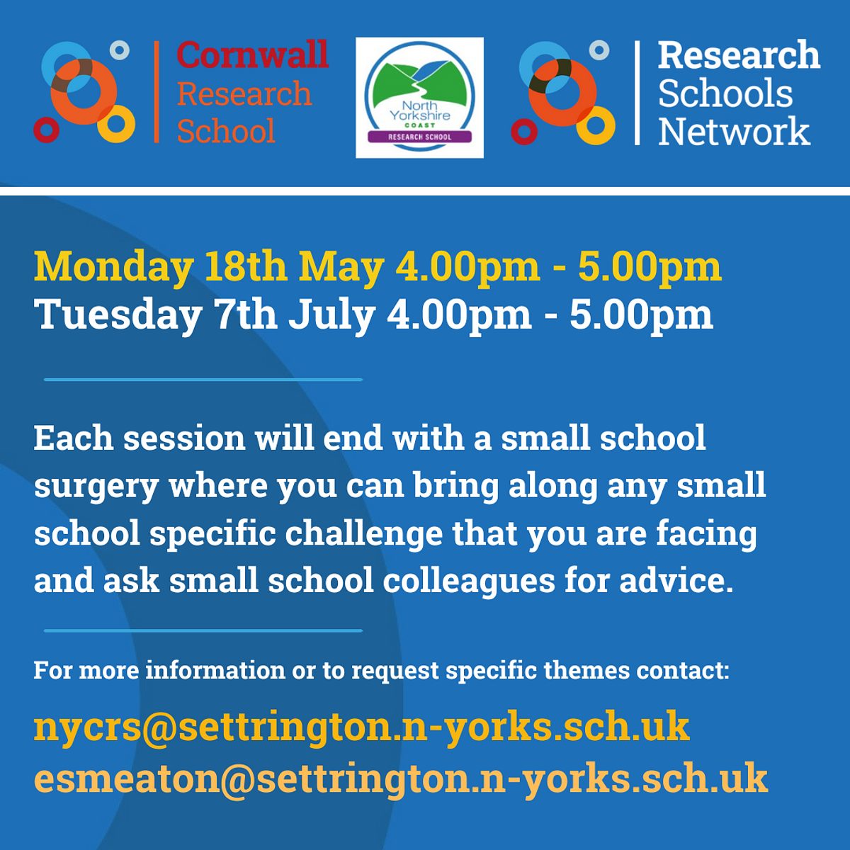 Small Schools Evidence Network Flier pdf