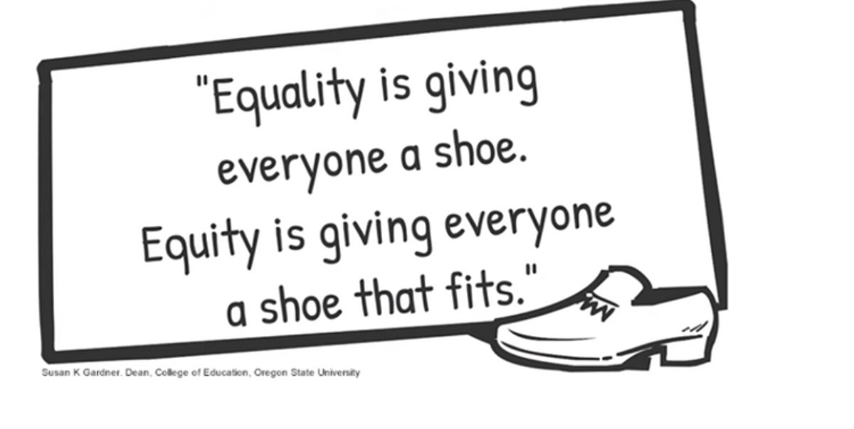 Equity shoe